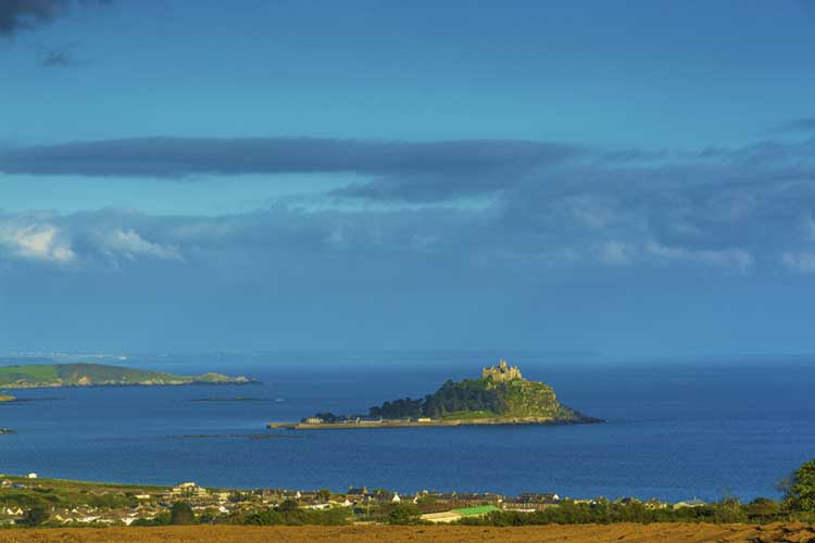 [Marazion, Cornwall - St Michael's Mount from High Ground]