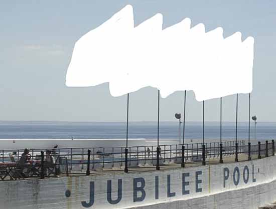 [Penzance Jubilee Pool, with Flags]