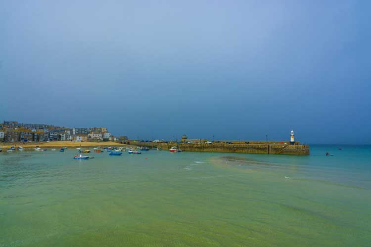 [St Ives - Harbour and Lighthouse]